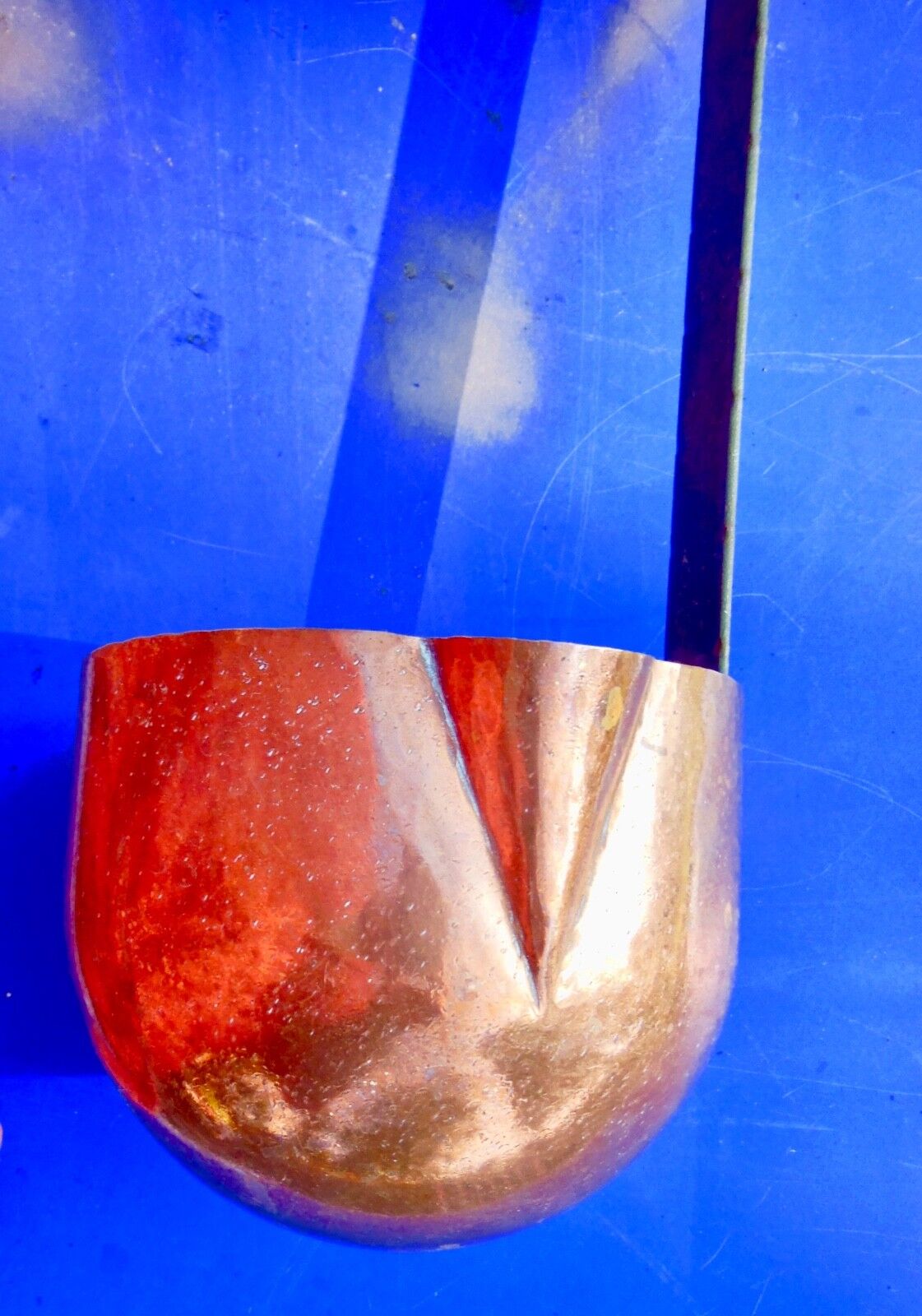 Ladle or old copper measure with spout