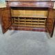 Large mahogany library from the Restoration period.