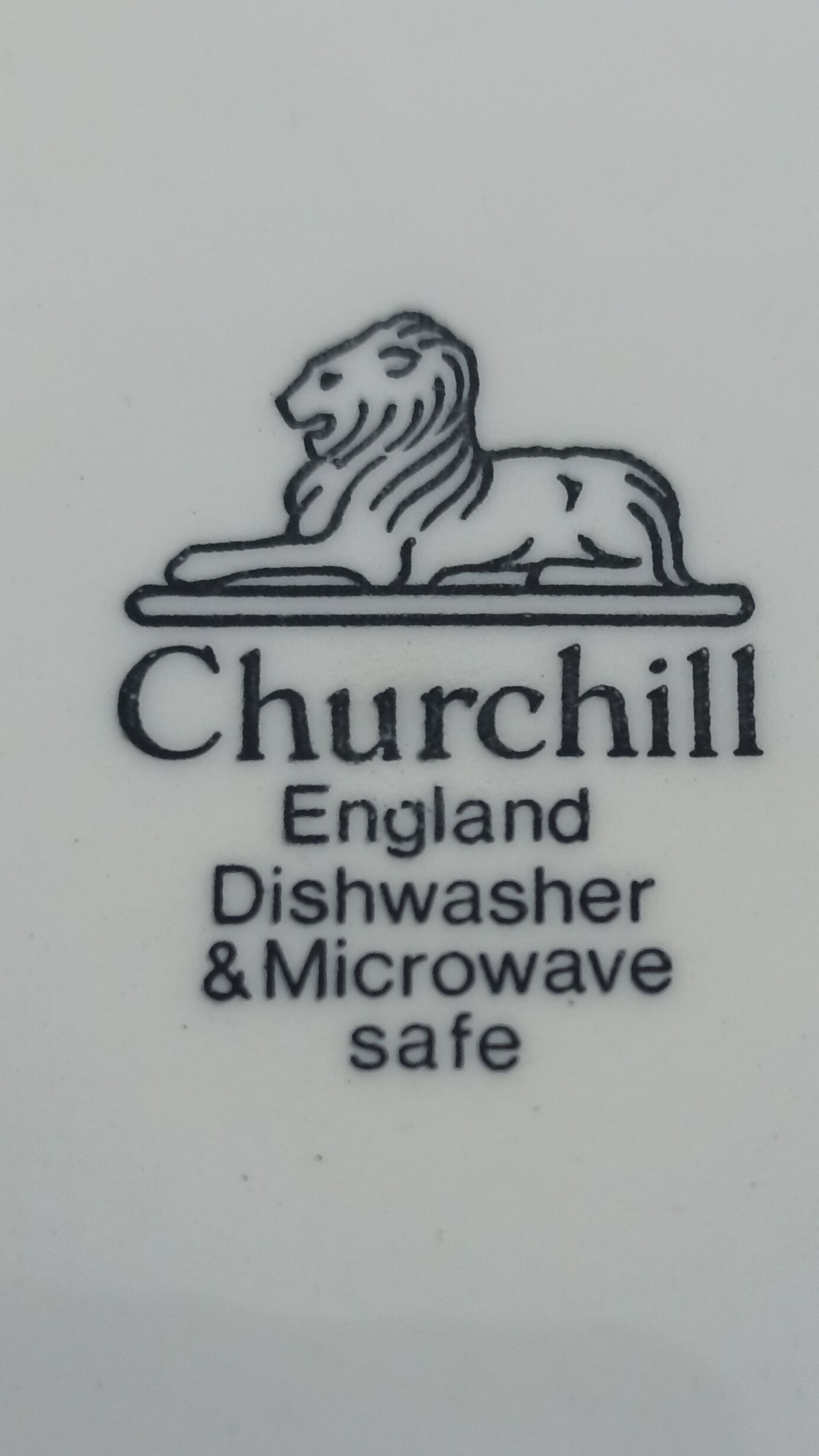 Churchill England flat plates