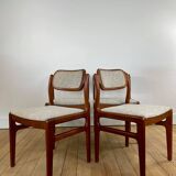 Set of 4 rosewood chairs Johannes Andersen