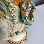 Vase céramique italienne Caltagirone Sicile 1960