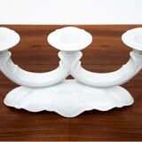 Pair of porcelain candlesticks