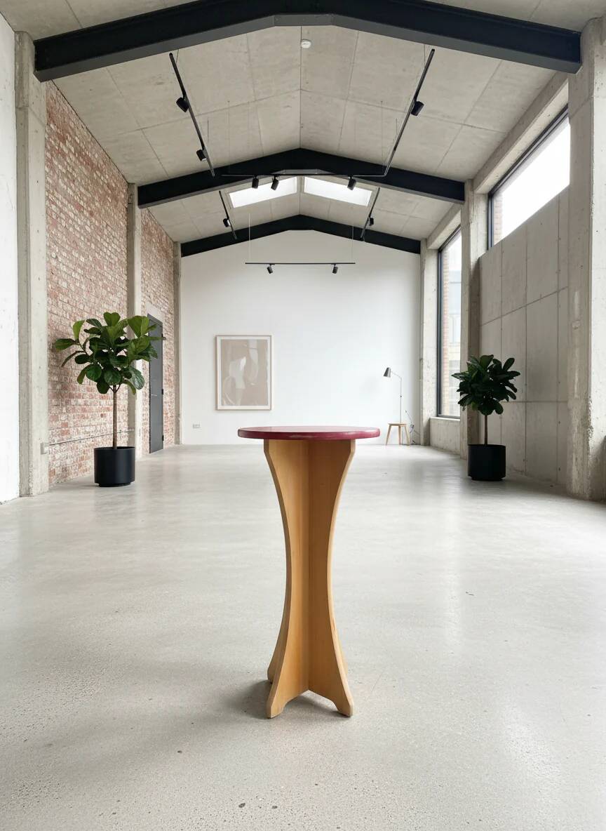 Mid-century modern Swiss bar/café table from the 1970s.