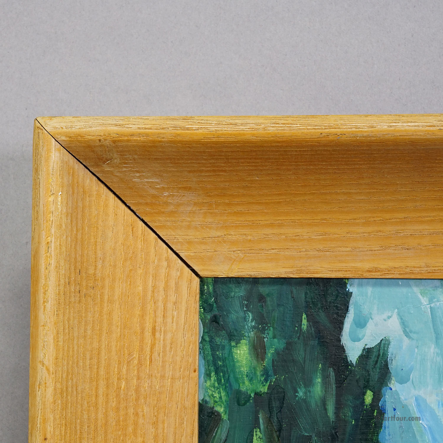 Tree in Bloom – Original Painting by Alexander Michael, 1975