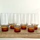 6 verres luminarc vintage