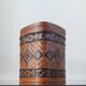 Vintage woven bamboo box - Artisanal Shanghai