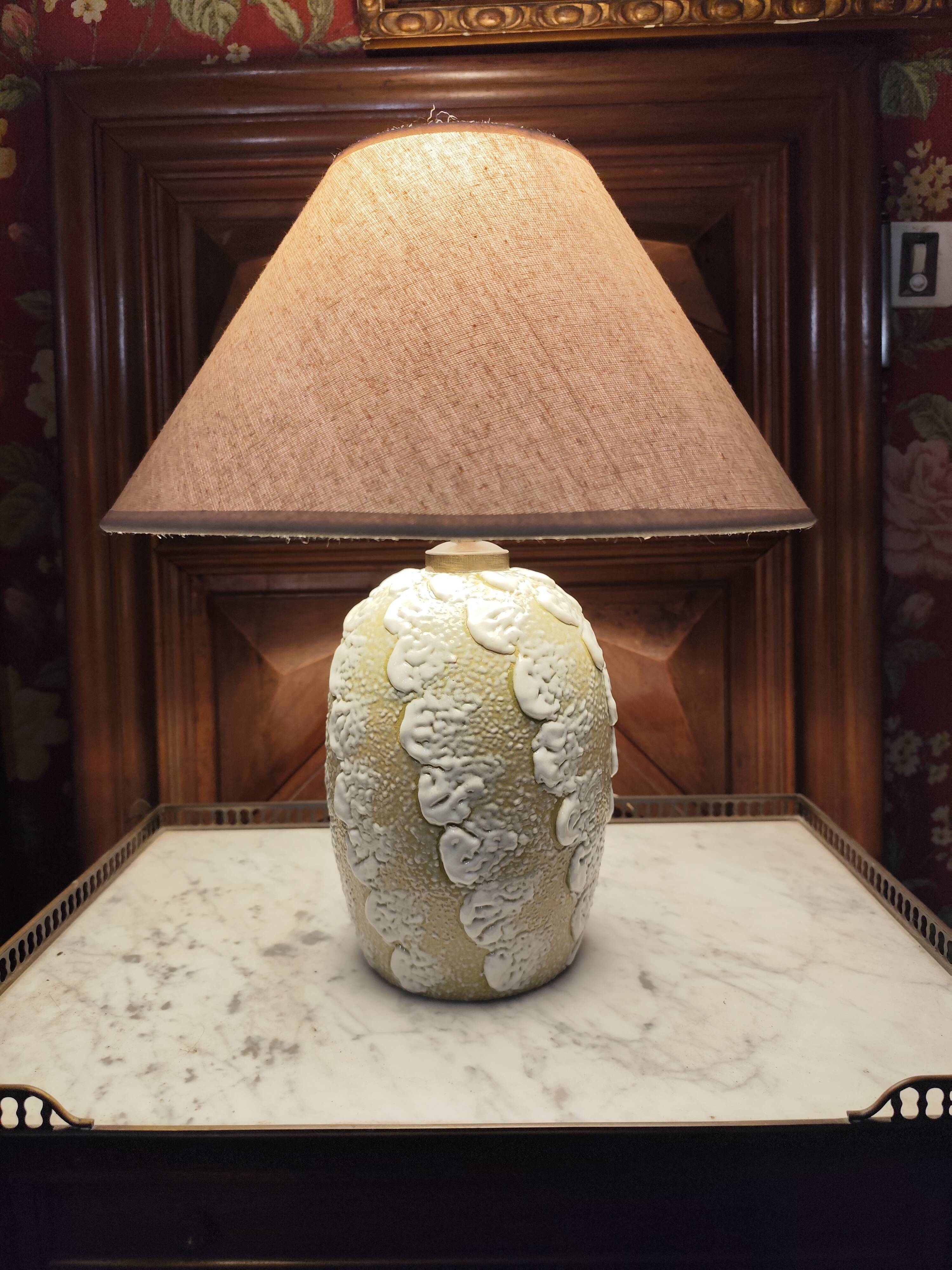 Art Deco lamp attributed to Louis Dage