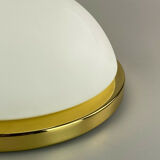 Plafonnier verre  design lampe 70s