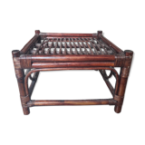 Vintage rattan coffee table