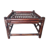 Vintage rattan coffee table