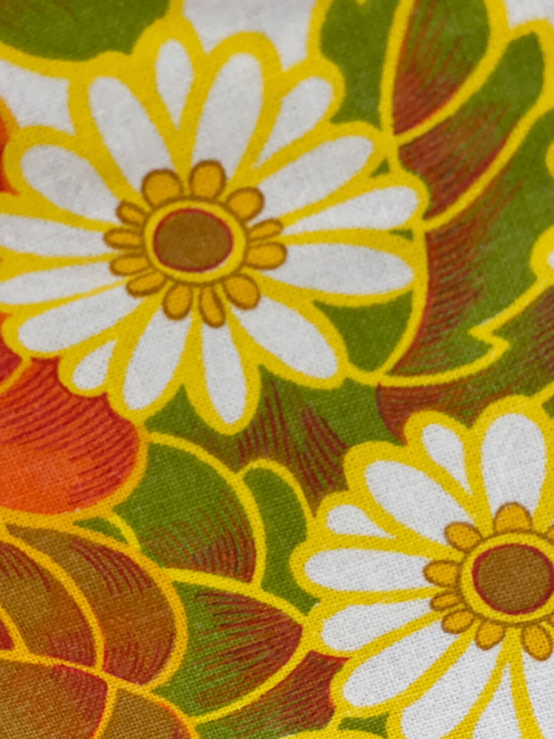 Nappe ronde vintage 1970