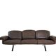 Vintage De Sede DS-31 three-seater sofa – brown leather design classic
