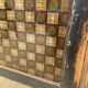 Double wood and glass closet doors