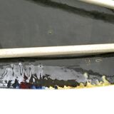 Oval Coffee Table by Stil Keramos with a Colored Lacquered Ceramic Top