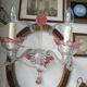 Wall sconce Murano gold and rose