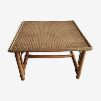 Rattan coffee table