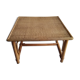 Table basse en rotin