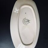 Moulin des loups earthenware dish, Madeleine model