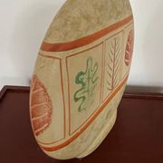 Vase vintage forme lentille