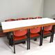 Italian postmodern stacking chairs in Sottsass style, Italy, 1970s, set of 14