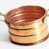 Cache pot en cuivre