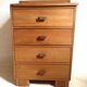 Small jeweller's workbench 1930s Height 75.5 cm