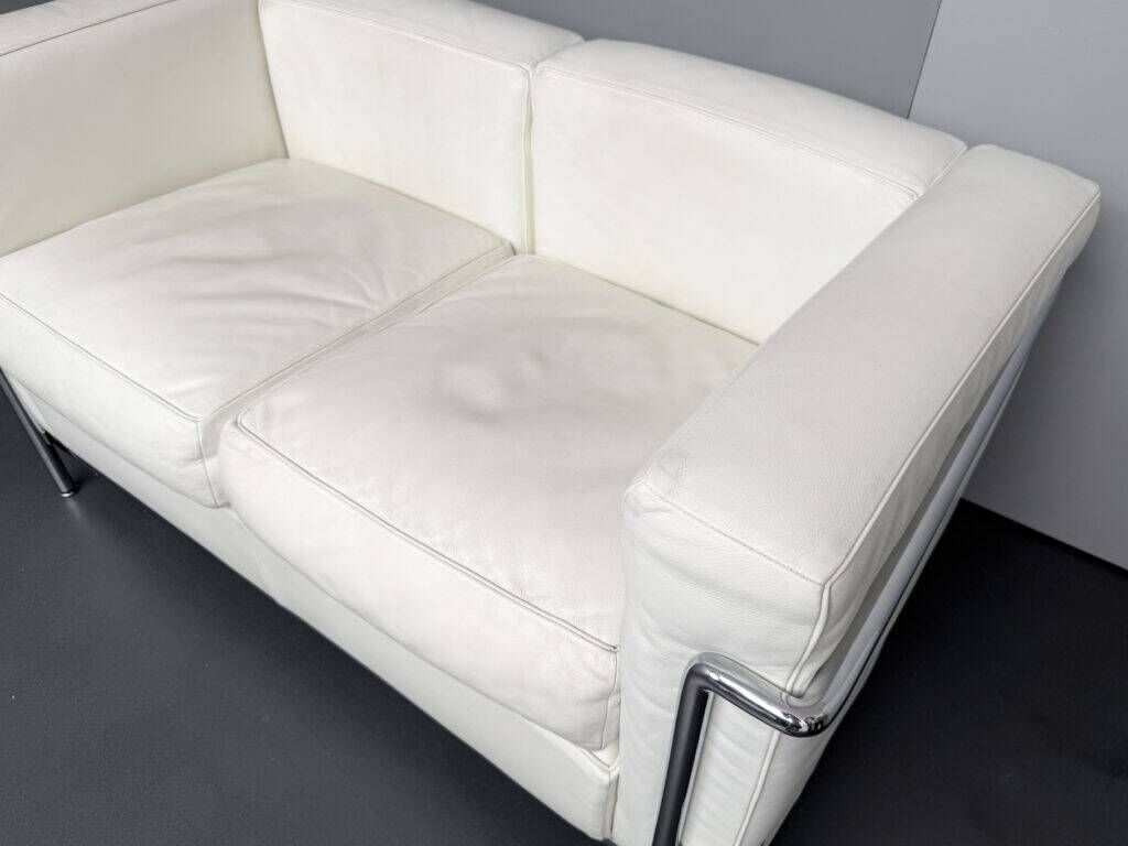 LC2 2-seater sofa by Le Corbusier for Cassina, Italy, 2000s