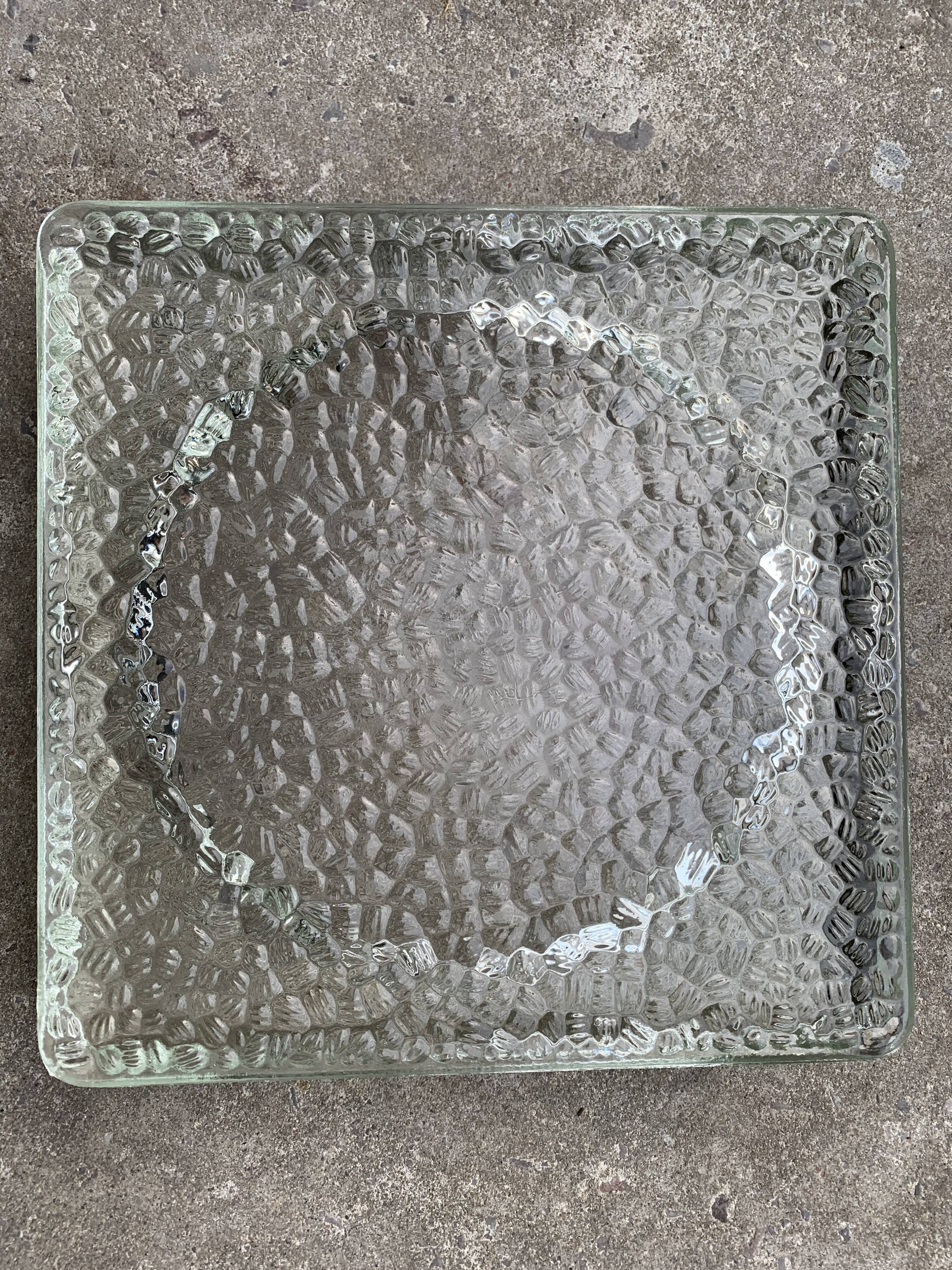 Glass paved ashtray from the 50's, Nevada model