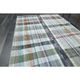 Vintage Turkish Oushak Handmade Wool Cotton Green Runner Rug 125x310