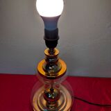 Richard Essig designer lamp in glass and gold metal