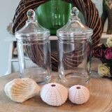 Pair of old pots of opothicaires