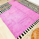 Tapis beni ouraine berbère fait main traditionnelle taille 150 x 250 cm