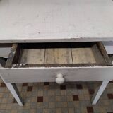 Old vintage wooden dressing table