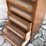 Ragpicker compass feet 1950 in light wood