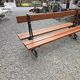 Banc de jardin public de la ville de Paris
