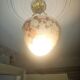 Light / art deco suspension in enamelled glass – signed lemiere