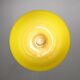 Vintage Italian Brass and Yellow Plexiglas Pendant Lamp