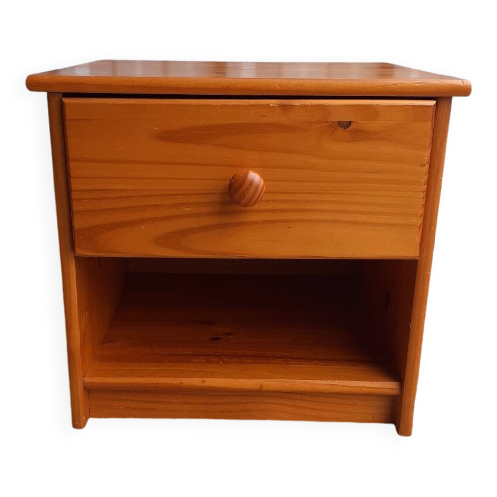 Pine bedside table