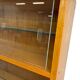 Étagère/vitrine/meuble de collection vintage en bois peu profond