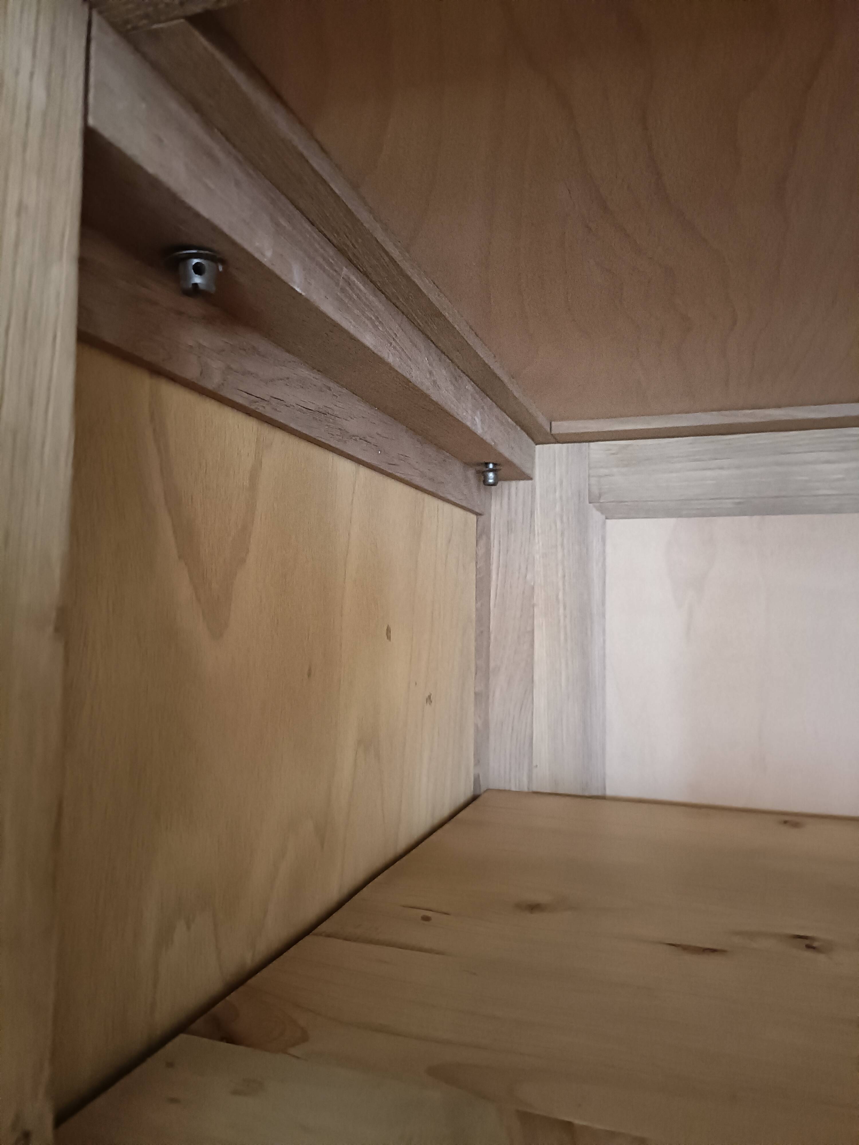 Renovated Art Deco oak wardrobe