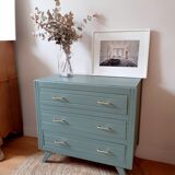 Commode vintage pieds compas