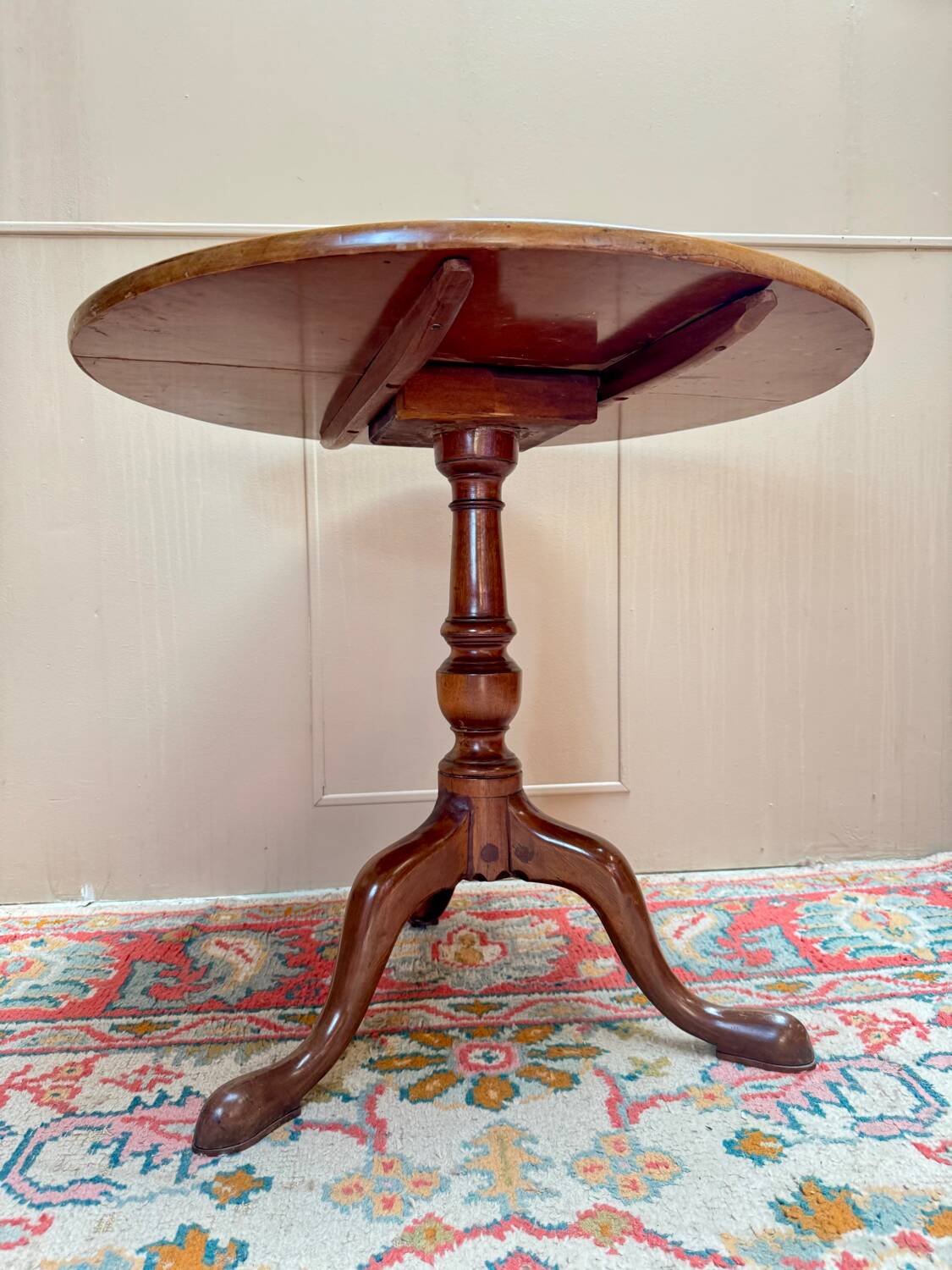 Louis XVI mahogany pedestal table, 18th century