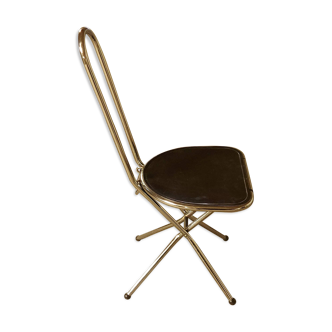 Chaise pliante années 80'S design Niels Gammelgaard