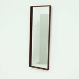 Miroir rectangulaire scandinave en palissandre, années 1960