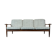 60s 70s teak sofa 3 seater couch seating set Danish Modern Design Denmark