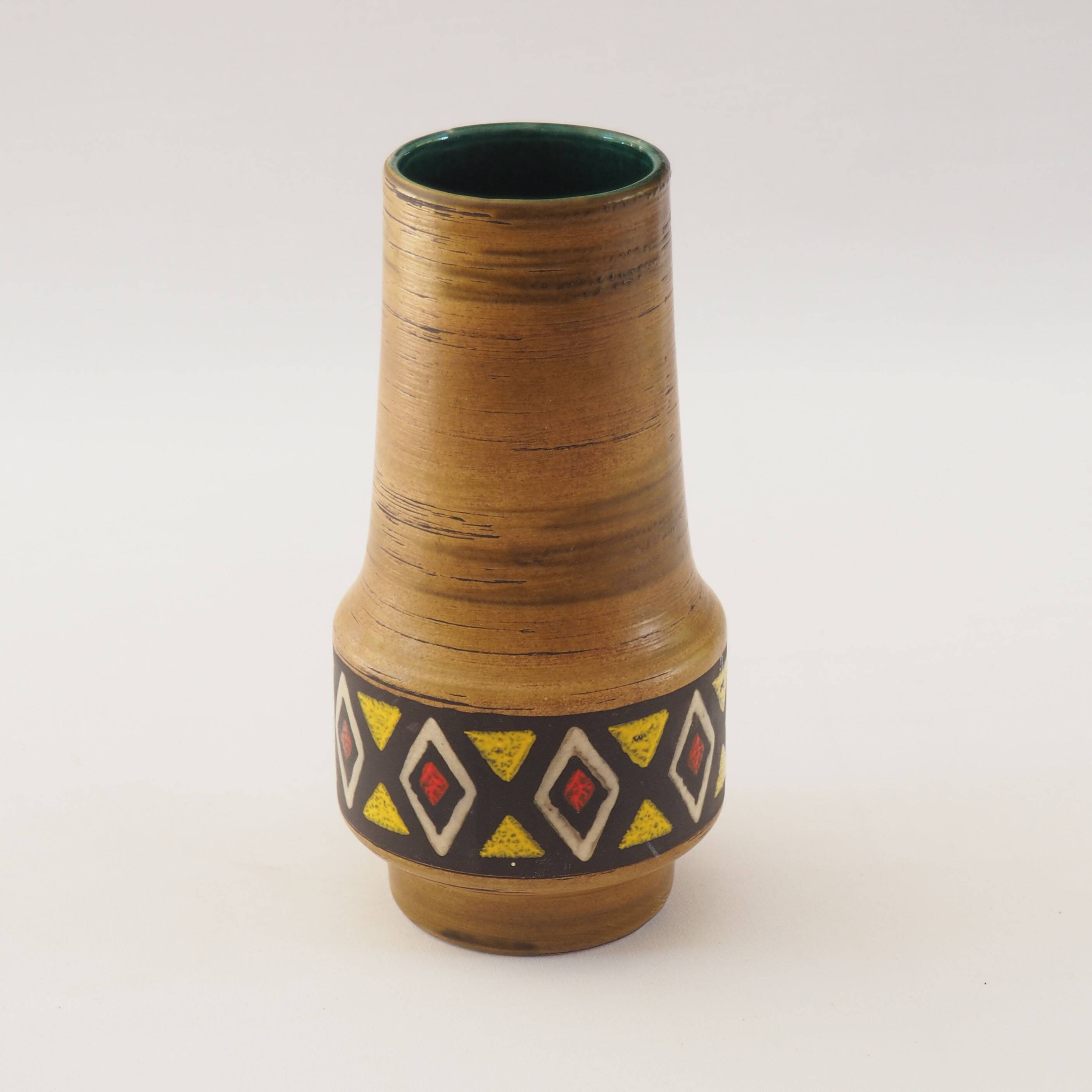 West Germany multicolored vase