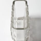 František Vizner Glass Jardinière Vase, Mid-Century Czech Design / 1963