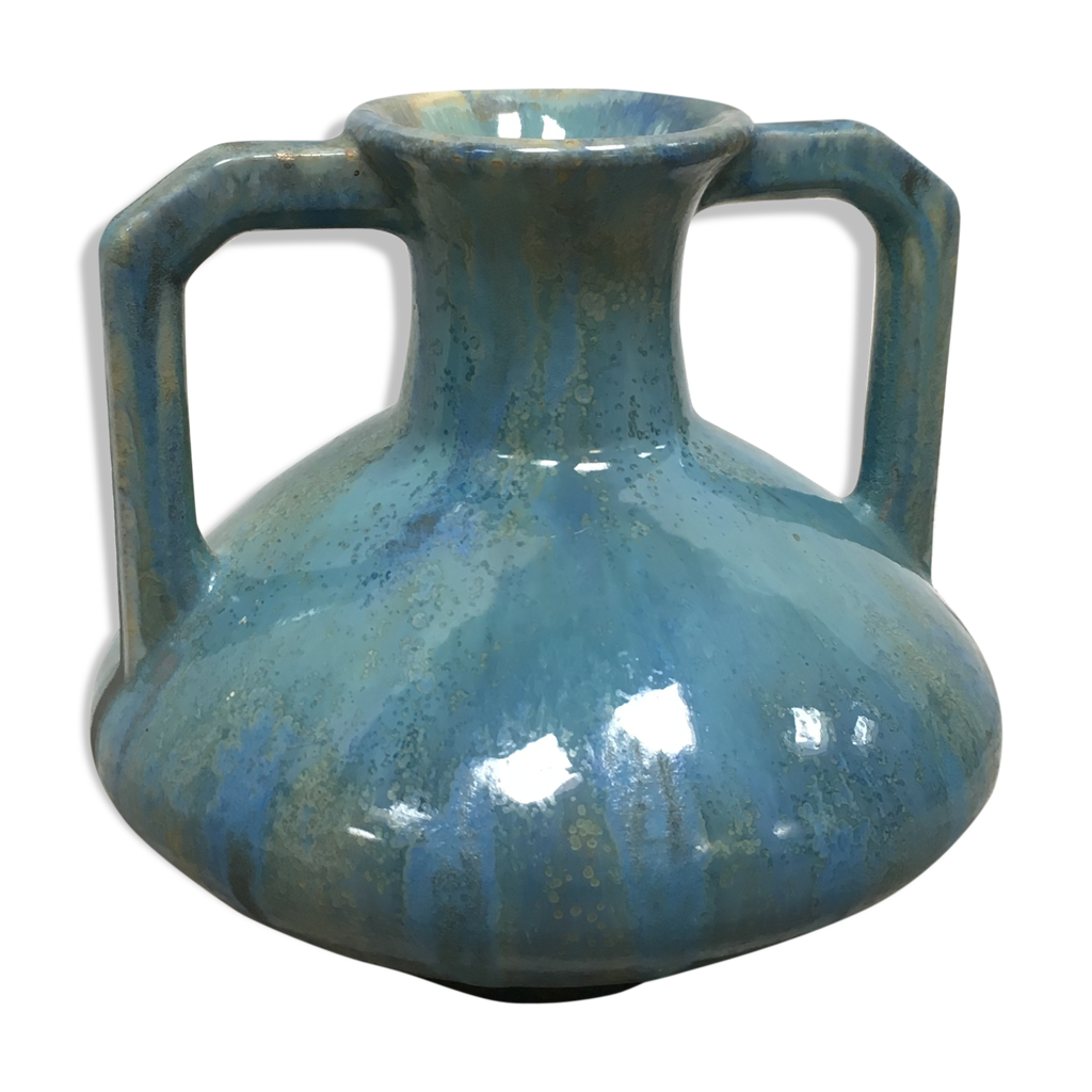 Vase céramique Pierrefonds art nouveau Selency