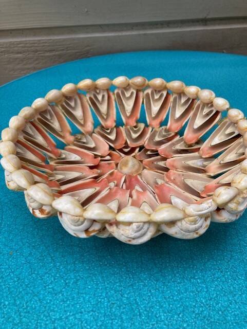 Shell bowl from the 1960s.