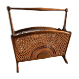 Canework magazine holder